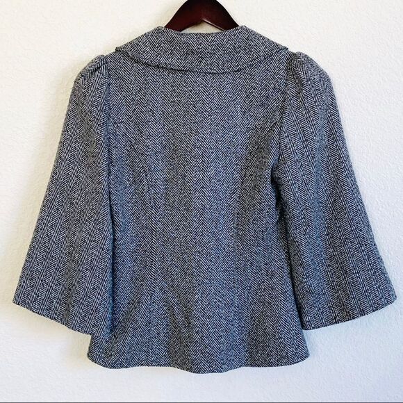 Vintage Pepper Houndstooth A-Line Jacket Sz S - Picture 4 of 9